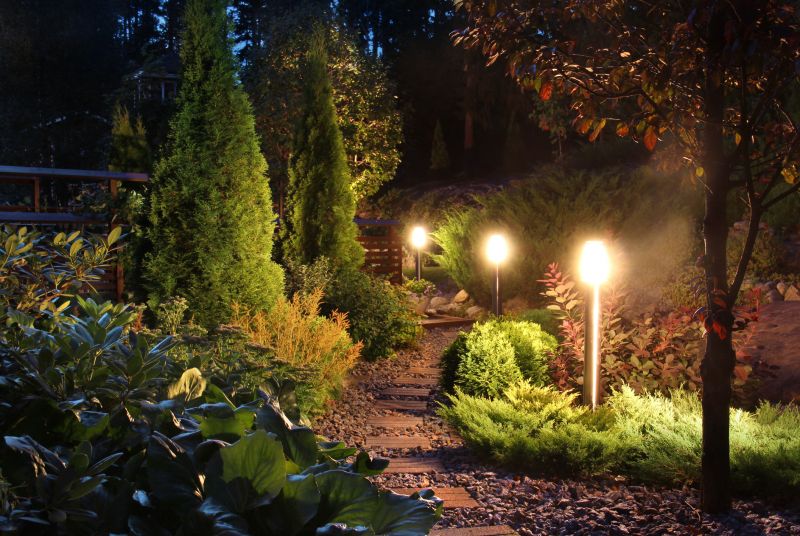 Nighttime Garden Lighting